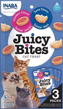 Inaba cat juicy bites tuna & c