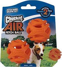 chuckit breathe right ball sm 2 pack