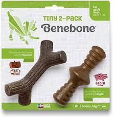 benebone Tiny stick zagg  2pk bacon & peanut butter