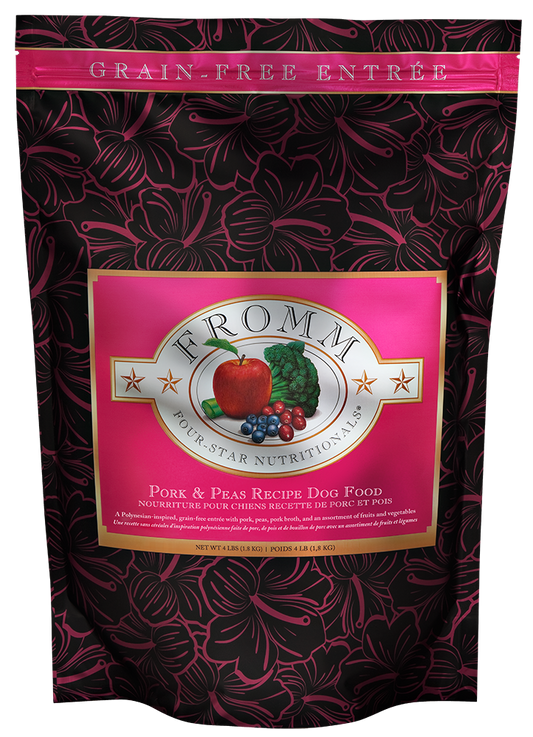 Fromm Dog 12lb pork & peas frain free