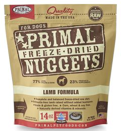 Primal dog 14oz lamb freeze dried