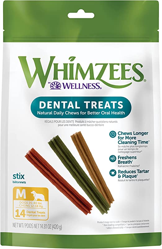 whimzees bag Stix 14pc Med