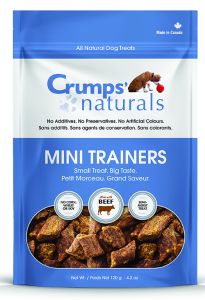 crumps' 132 g trainers beef semi moist