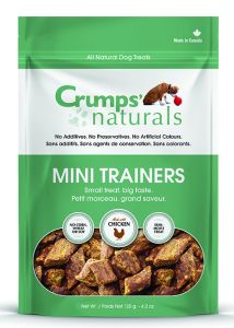 crumps' 132 g trainers chicken semi moist