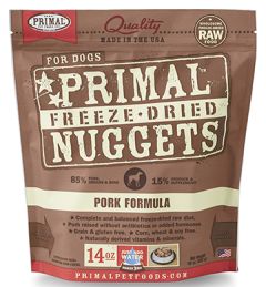 Primal dog 14oz pork  freeze dried