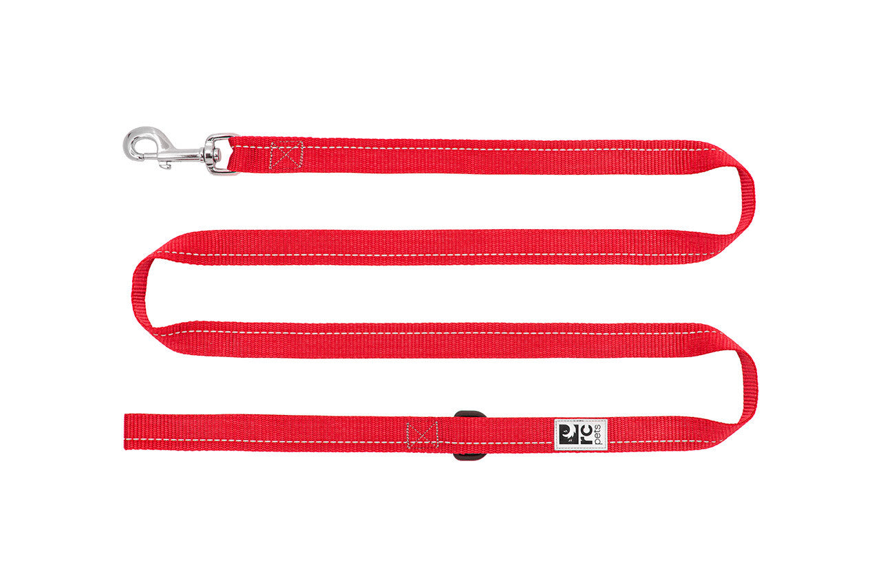 rc leash primary 1/2x4 red