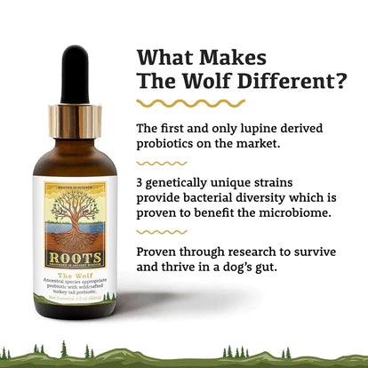 adored Roots The Wolf  probiotic & turkey tail