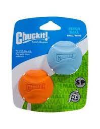 chuckit fetch ball 2pk sm