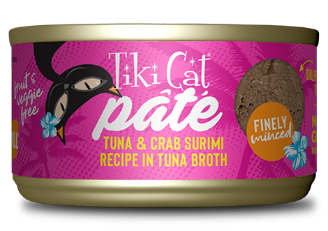 tiki cat grill pate tuna/crab