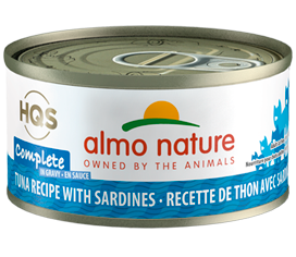 Almo complete 3oz tuna/sardine