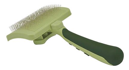 safari slicker brush medium self cleaning