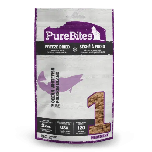 purebites cat 20g whitefish